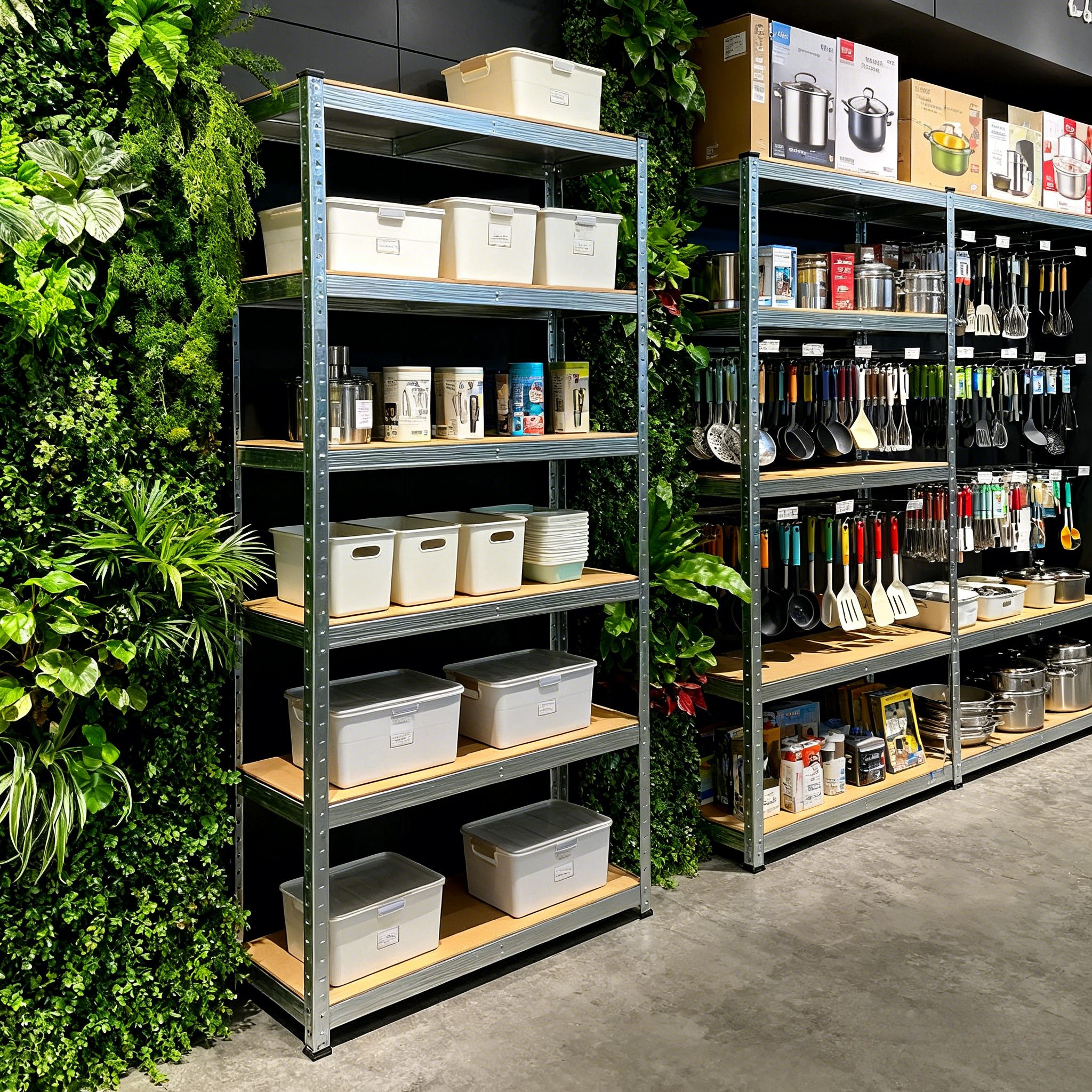 metal storage shelves
